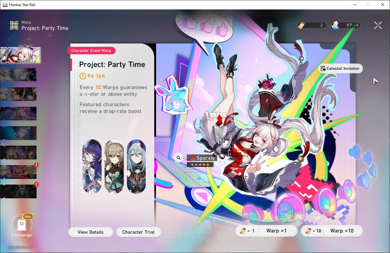Honkai Star Rail Accounts ASIA|TL 68|11 limit|Firefly,YaoGuang,Acheron,TheHe image 12