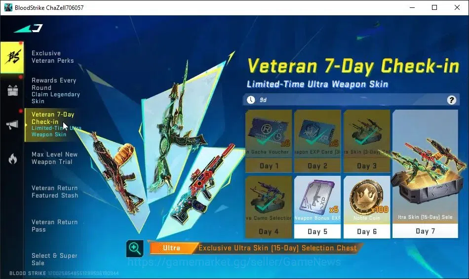 Blood Strike Accounts ASIA|Starter|ULTRA-M700-Iridian Lv2|Legendary AR97 image 14