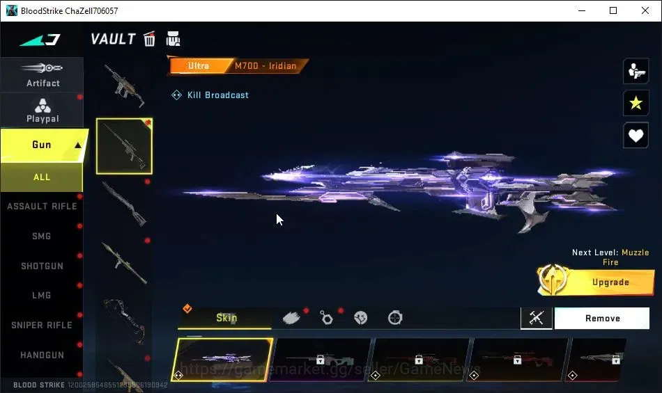 Blood Strike Accounts ASIA|Starter|ULTRA-M700-Iridian Lv2|Legendary AR97 image 3