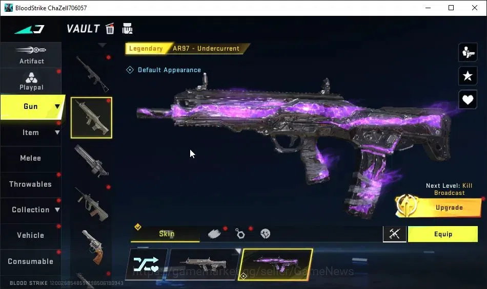 Blood Strike Accounts ASIA|Starter|ULTRA-M700-Iridian Lv2|Legendary AR97 image 5