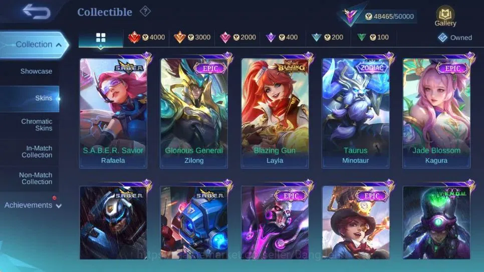 Mobile Legends: Bang Bang Accounts Global|Skin 224|Renowned|Collector Natalia|Prime B image 10