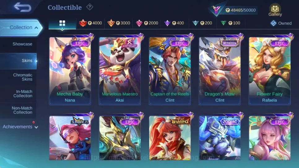 Mobile Legends: Bang Bang Accounts Global|Skin 224|Renowned|Collector Natalia|Prime B image 11