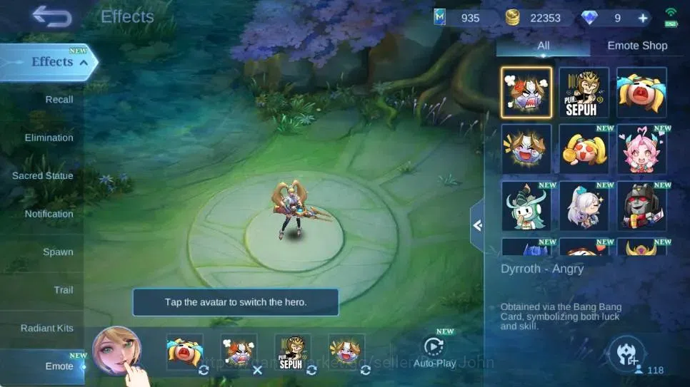 Mobile Legends: Bang Bang Accounts Global|Skin 224|Renowned|Collector Natalia|Prime B image 2