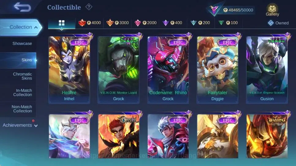 Mobile Legends: Bang Bang Accounts Global|Skin 224|Renowned|Collector Natalia|Prime B image 8