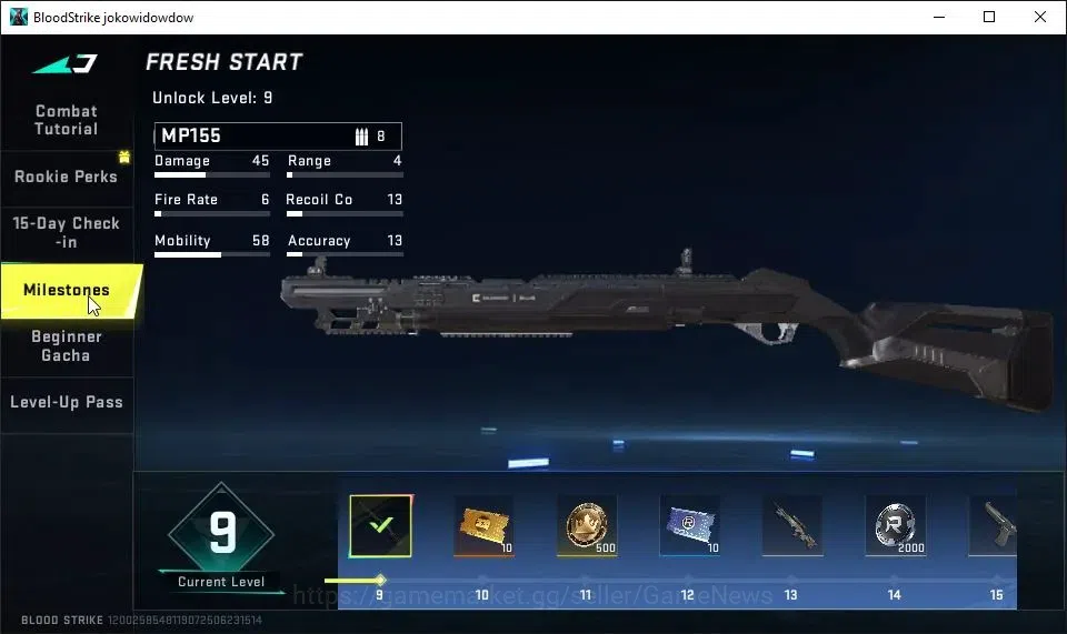 Blood Strike Accounts ASIA|Starter|ETERNAL AUG-Empyrean|2 Legendary[HK41 image 12