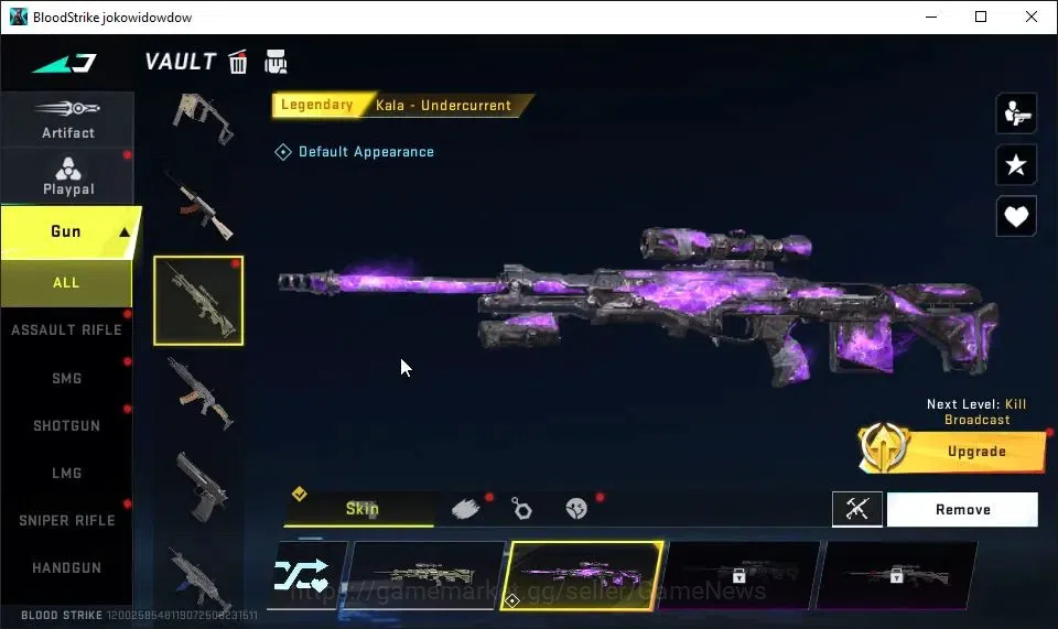 Blood Strike Accounts ASIA|Starter|ETERNAL AUG-Empyrean|2 Legendary[HK41 image 5