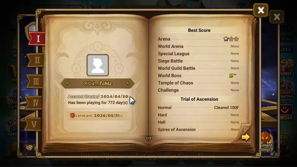Summoners War: Sky Arena Accounts GLOBAL Lv46| 2 LD [Wolyung,Kovarci]|8 Total NB5 [T image 5