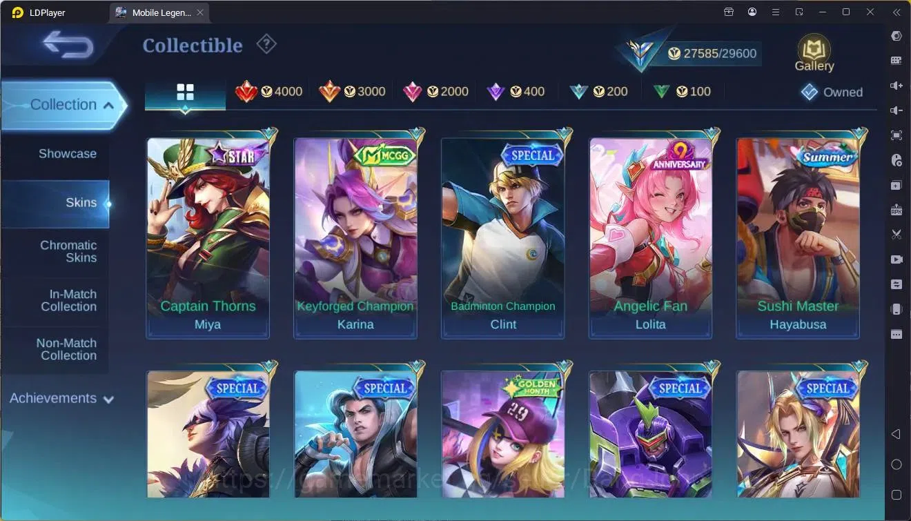 Mobile Legends: Bang Bang Accounts Global |Hero 69|Skin 134|Expert|KOF Karina|Meowkin image 11