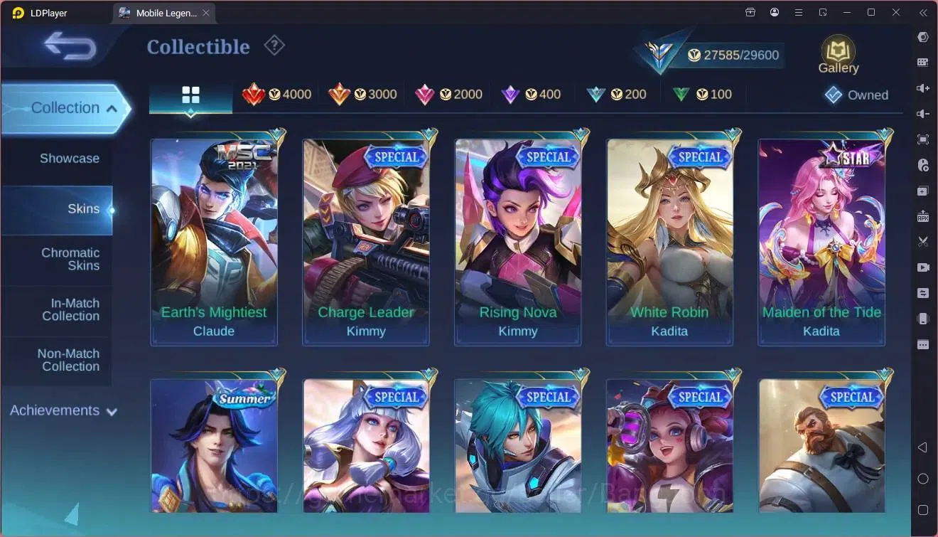 Mobile Legends: Bang Bang Accounts Global |Hero 69|Skin 134|Expert|KOF Karina|Meowkin image 14