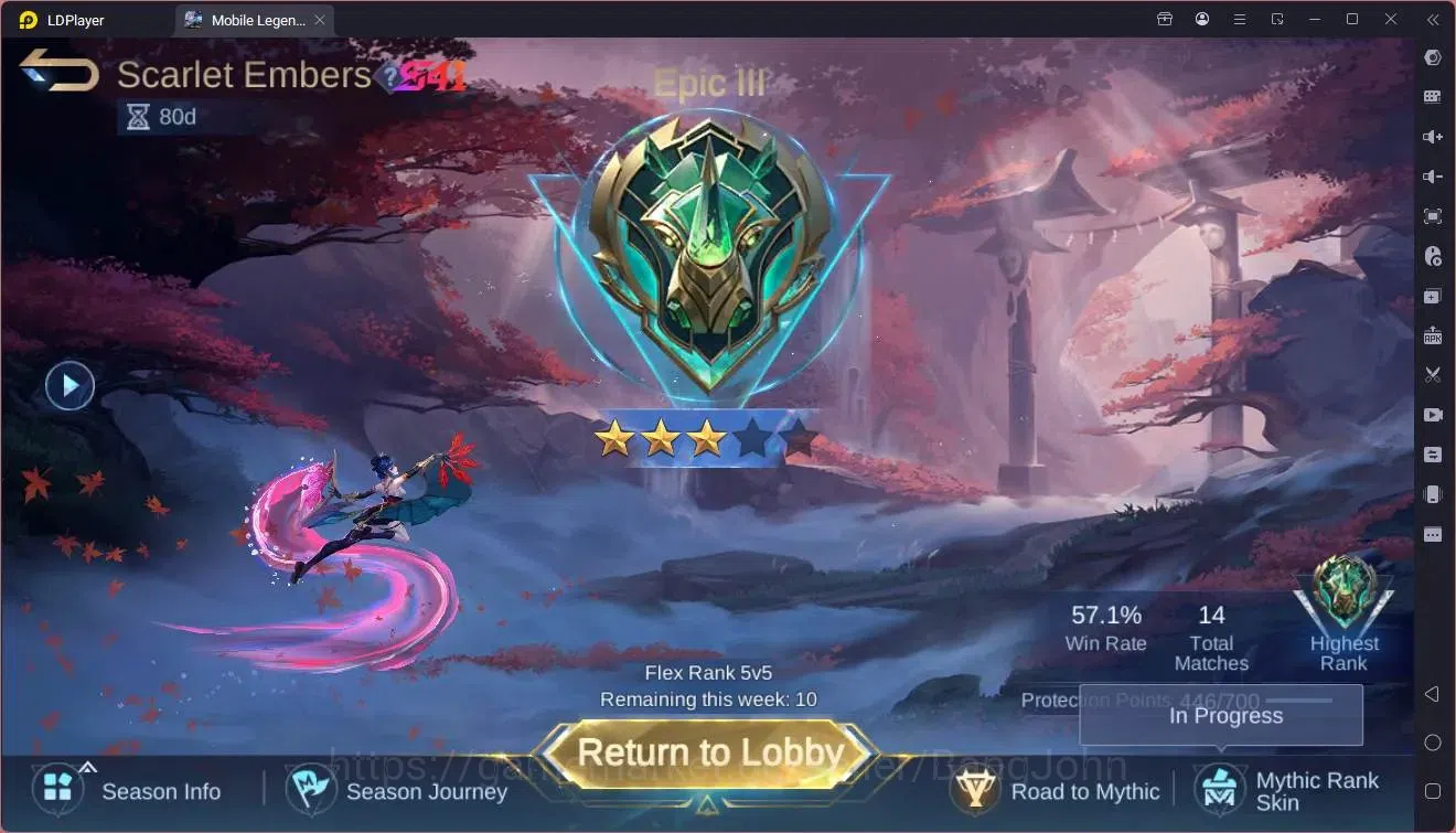 Mobile Legends: Bang Bang Accounts Global |Hero 69|Skin 134|Expert|KOF Karina|Meowkin image 18