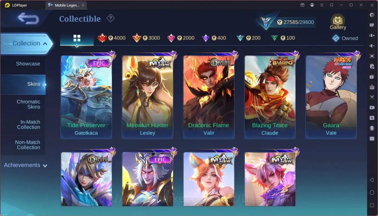 Mobile Legends: Bang Bang Accounts Global |Hero 69|Skin 134|Expert|KOF Karina|Meowkin image 9