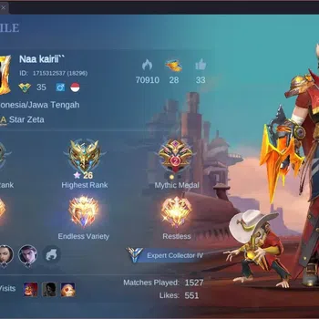 Mobile Legends: Bang Bang Collector Global |Hero 69|Skin 134|Expert|KOF Karina|Meowkin image 1