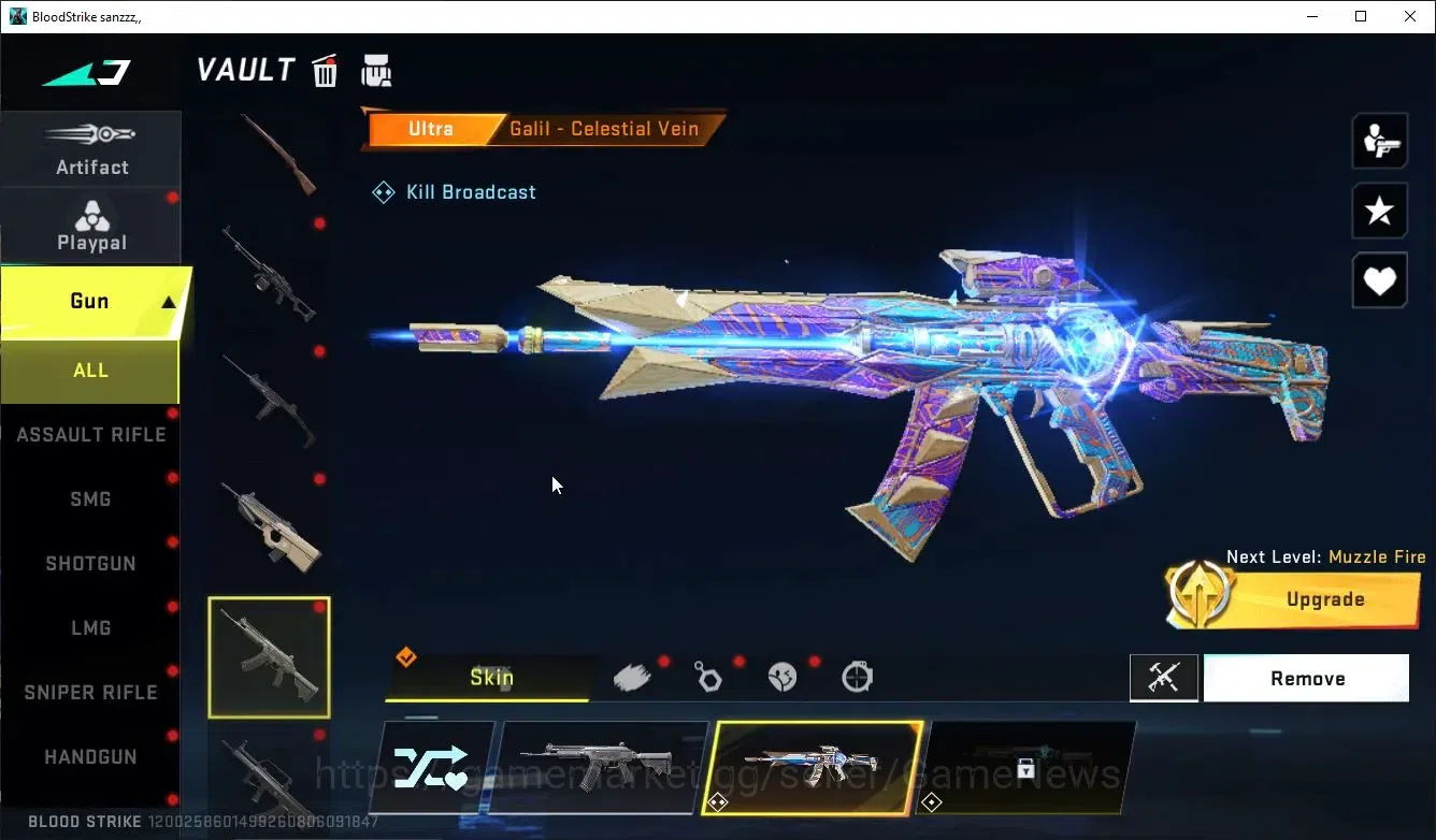 Blood Strike Accounts ASIA|ETERNAL AK47-OverLordZero+Collab TR FN2000,Ja image 10