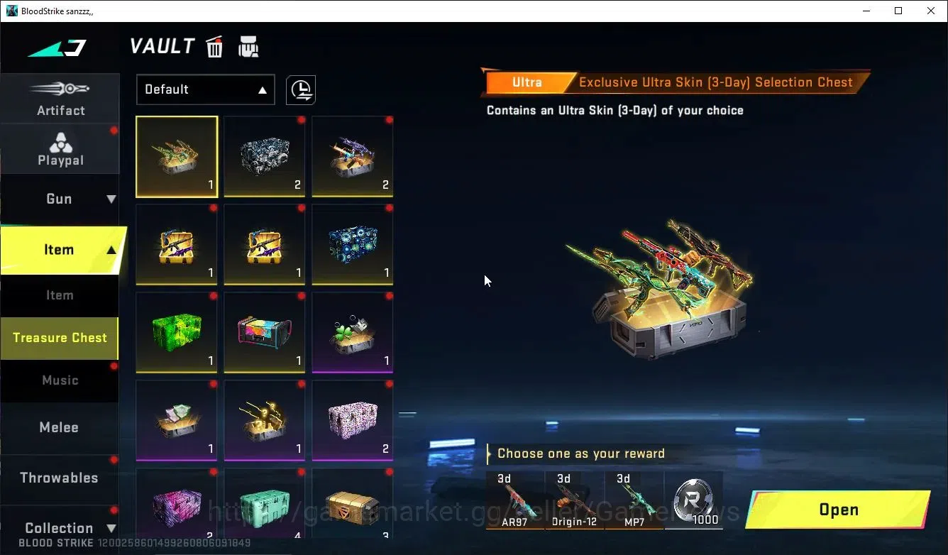 Blood Strike Accounts ASIA|ETERNAL AK47-OverLordZero+Collab TR FN2000,Ja image 13