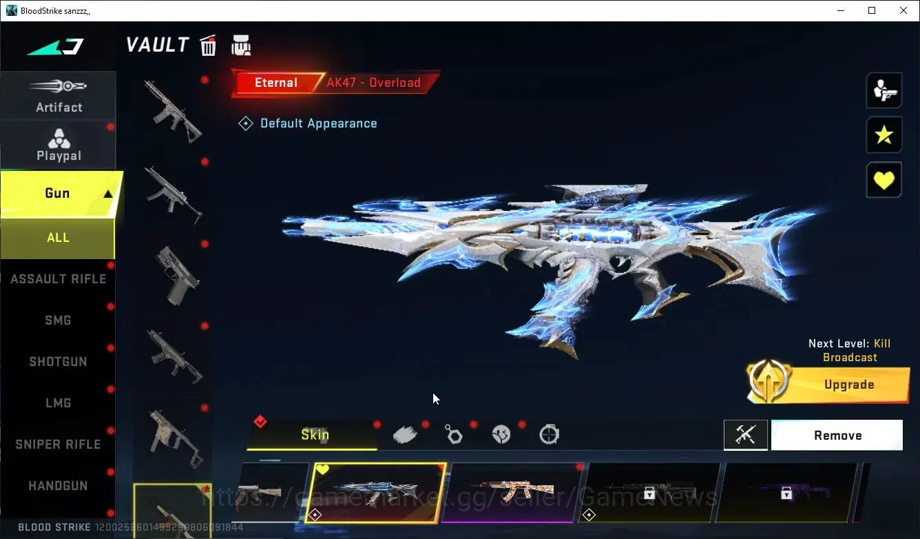 Blood Strike Accounts ASIA|ETERNAL AK47-OverLordZero+Collab TR FN2000,Ja image 7