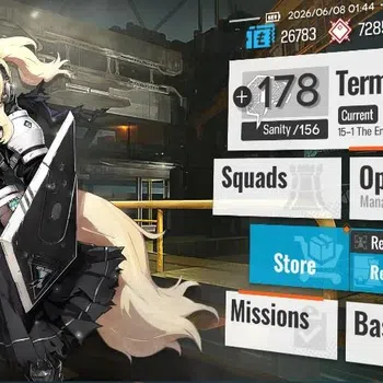 Arknights High-End Lv 26|62 OP+1 Skin| 7285 Orundum 110 Originium | C image 1