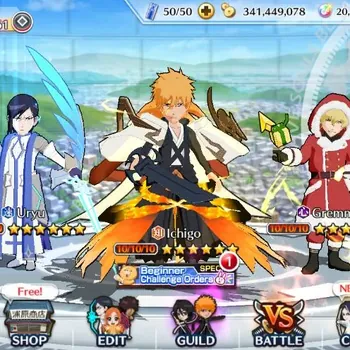 Bleach: Brave Souls Accounts Starter Global | 85K BP+20K Orb | Fresh Story | Ichigo 10th | Gremmy Xmas 24 | Uryu 7th | Tensa