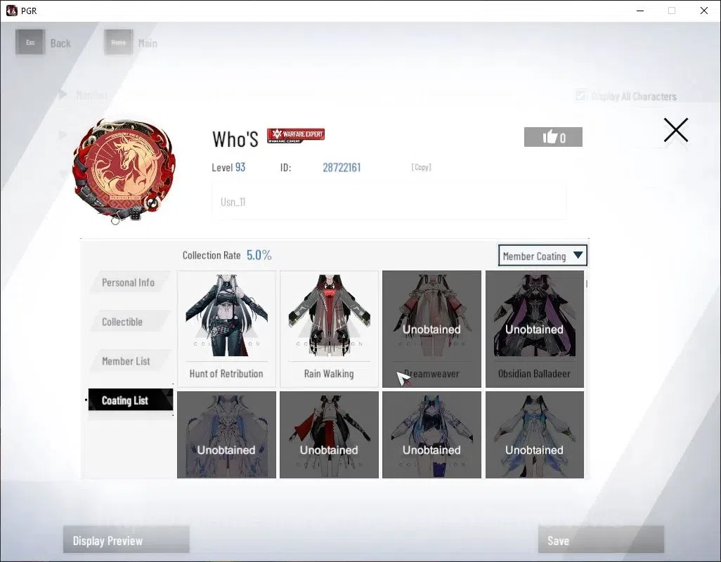 Punishing: Gray Raven Accounts NA|Lv 93|[SS LuciaCW,SS Pyroath,S Spectre,]+Sign,S image 14
