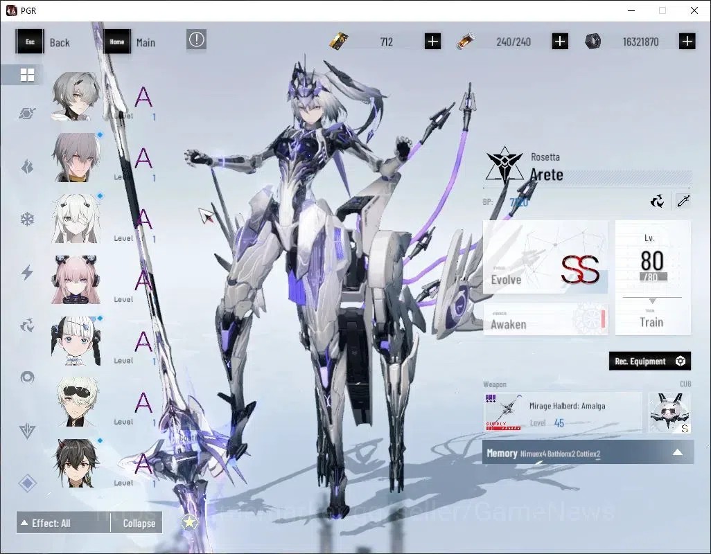 Punishing: Gray Raven Accounts NA|Lv 93|[SS LuciaCW,SS Pyroath,S Spectre,]+Sign,S image 6