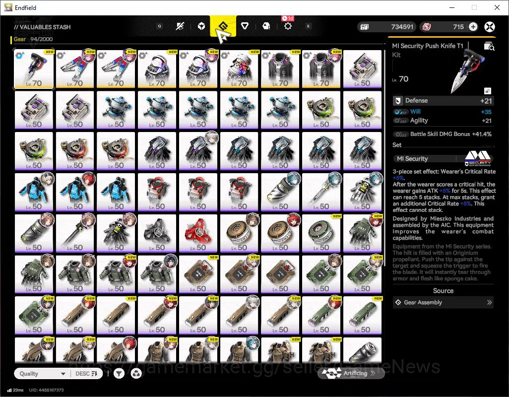 Arknights: Endfield Accounts [ASIA] Lv 54|6 SSR 4Limited|(Yvonne,GilbertaLaevatain+Sign,Ember)16 6* WP 10