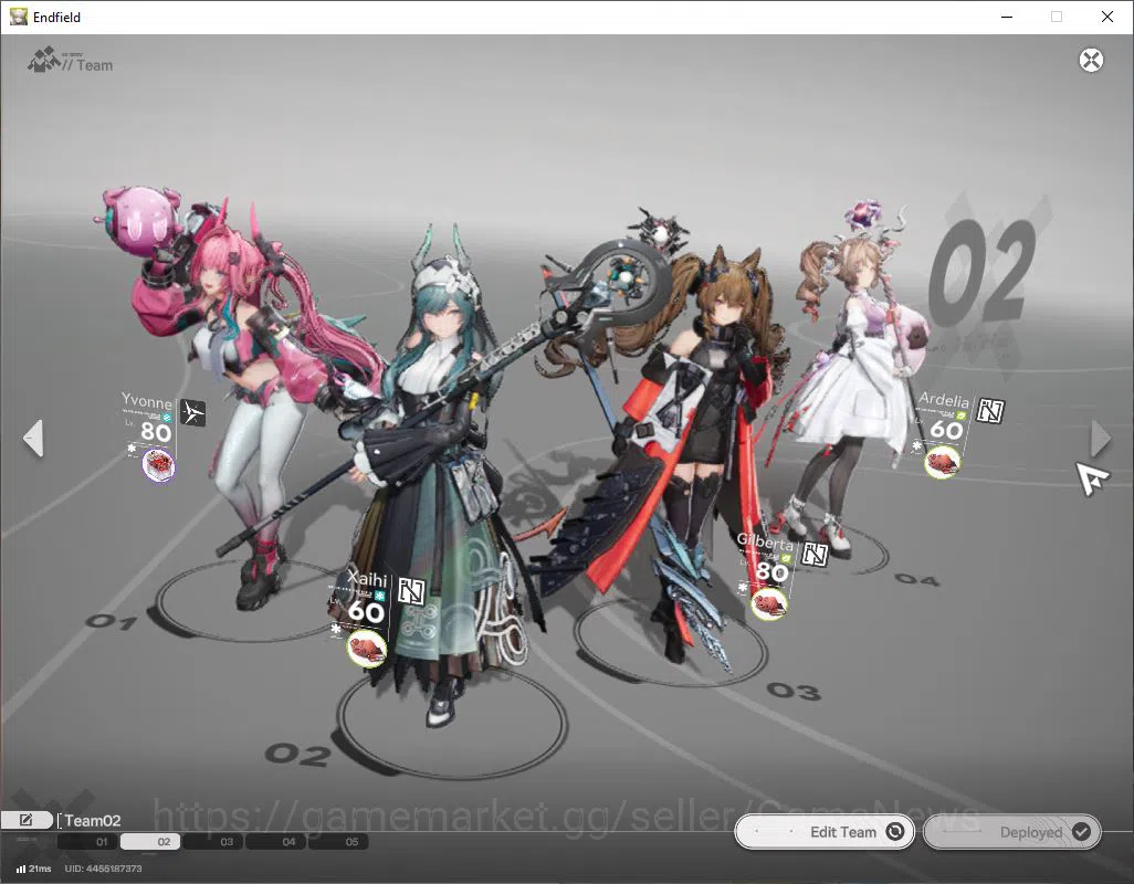 Arknights: Endfield Accounts [ASIA] Lv 54|6 SSR 4Limited|(Yvonne,GilbertaLaevatain+Sign,Ember)16 6* WP 14