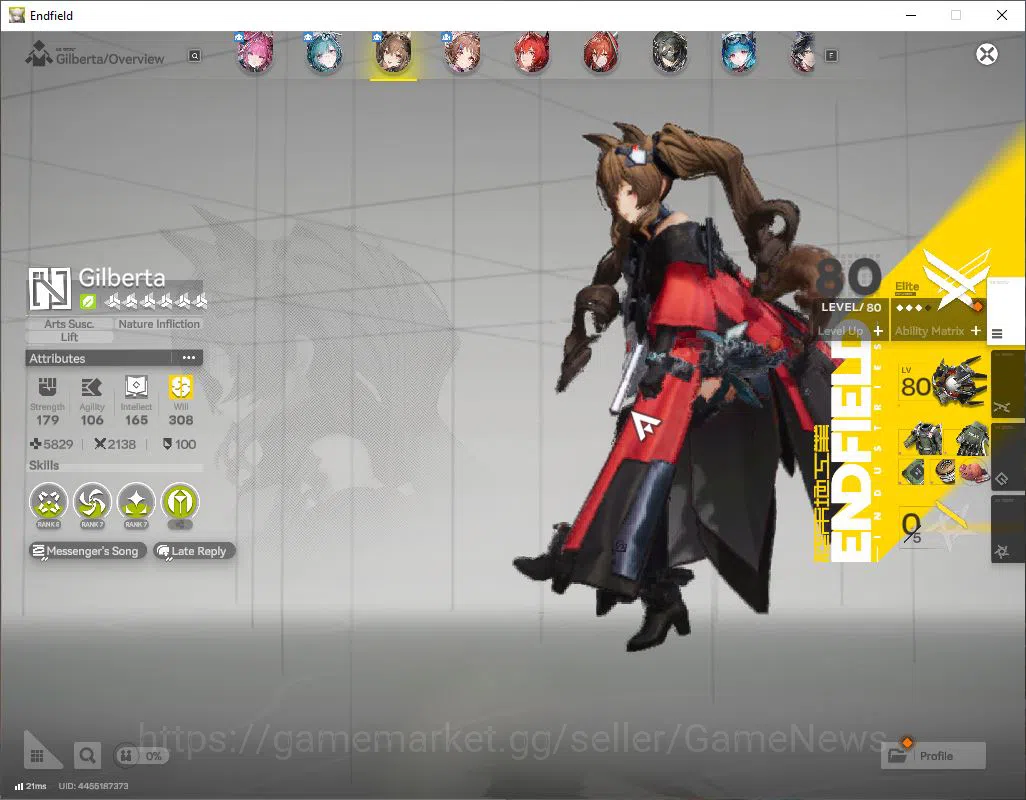 Arknights: Endfield Accounts [ASIA] Lv 54|6 SSR 4Limited|(Yvonne,GilbertaLaevatain+Sign,Ember)16 6* WP 2