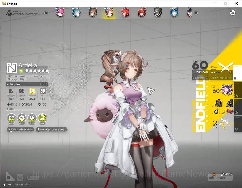 Arknights: Endfield Accounts [ASIA] Lv 54|6 SSR 4Limited|(Yvonne,GilbertaLaevatain+Sign,Ember)16 6* WP 3