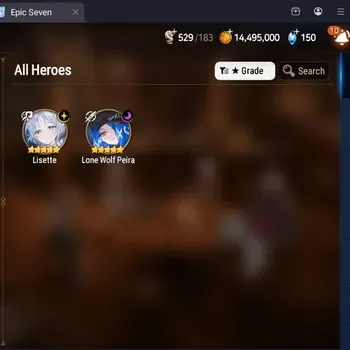 Epic Seven Accounts Starter Global Unverif|Best Starter|2 ML(Lisette,LW Peira)|PoH+Bless ON|Side Story Locked|MoR