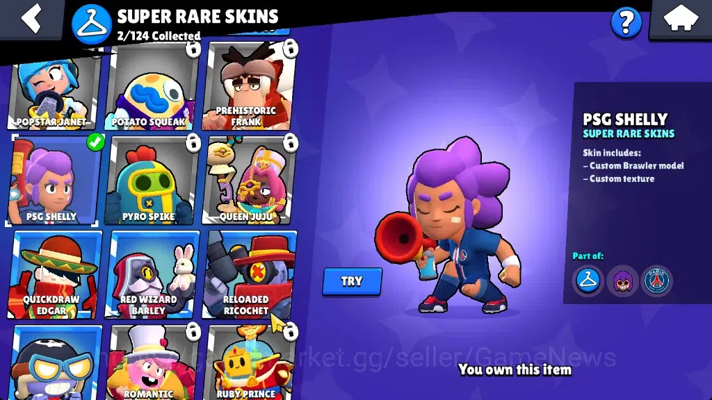 Brawl Stars Accounts 1842 Trophy|22 Brawlers 4 Max StarrNova,Lou,Nita,S image 14