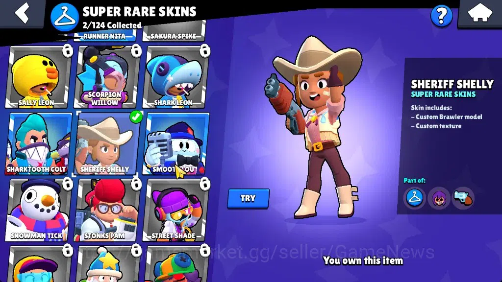 Brawl Stars Accounts 1842 Trophy|22 Brawlers 4 Max StarrNova,Lou,Nita,S image 15
