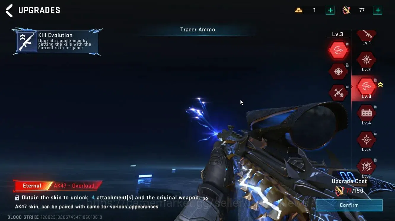Blood Strike Accounts Asia|ETERNAL[AK47-Overload Lv3]|Anniv [FAL-Draco]| image 13
