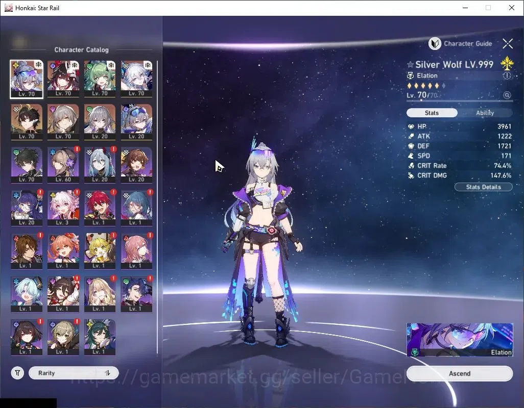 Honkai Star Rail Accounts Asia|TL 60|14,6k SJ|5 Limited| SW 999+Sign,Yao Gua image 4