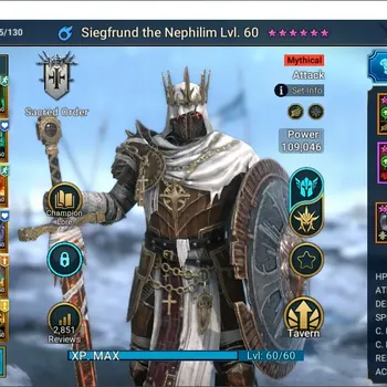Raid: Shadow Legends Accounts Mid-Game Lv 58|2,3M PWR|2 Mythic (Nephilim,Fjorad)+29