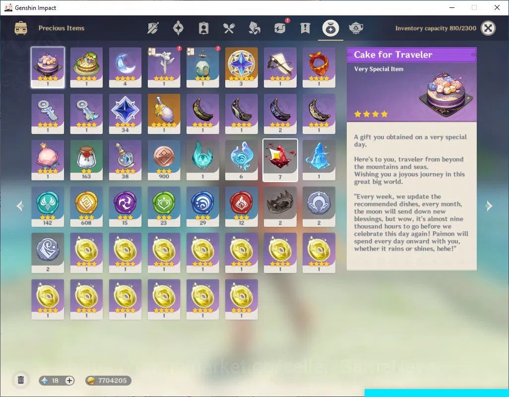 Genshin Impact Accounts ASIA|AR 57|12 limited 8*5Weapon|(Raiden,HuTao)+Sig image 10