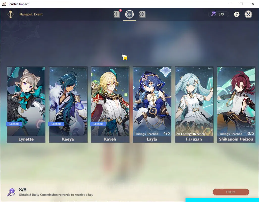Genshin Impact Accounts ASIA|AR 57|12 limited 8*5Weapon|(Raiden,HuTao)+Sig image 13