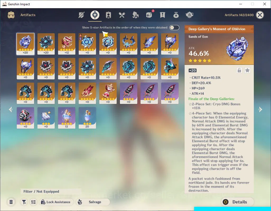 Genshin Impact Accounts ASIA|AR 57|12 limited 8*5Weapon|(Raiden,HuTao)+Sig image 6