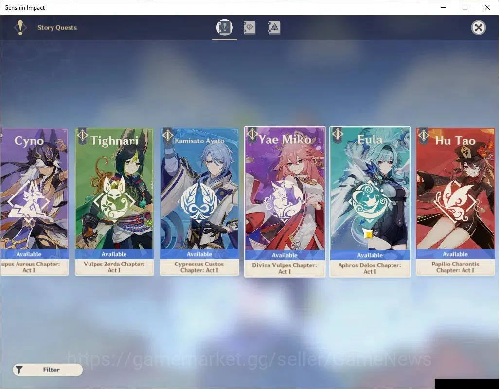 Genshin Impact Accounts End Game Asia | AR 55| 6 18