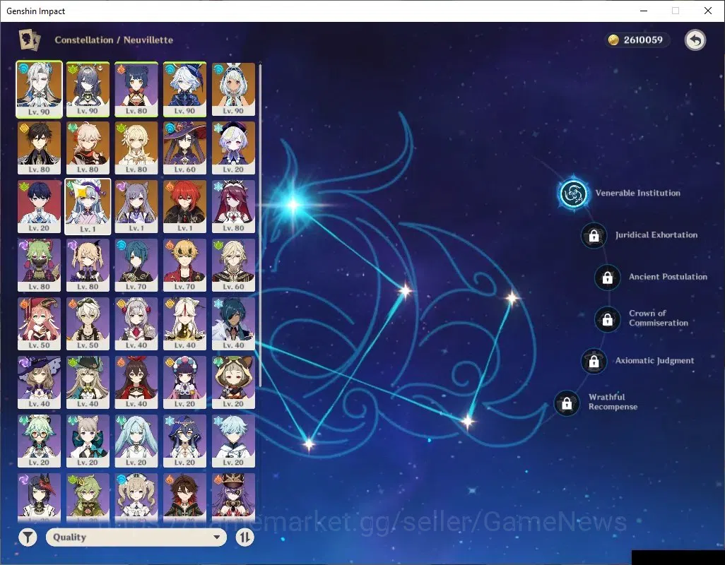 Genshin Impact Accounts End Game Asia | AR 55| 6 3