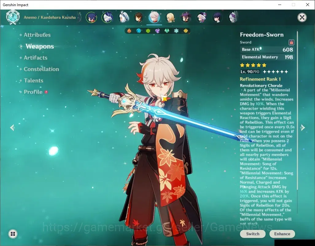 Genshin Impact Accounts End Game Asia | AR 55| 6 4