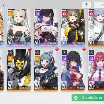 Chaos Zero Nightmare Accounts GLOBAL|Lv32| 4 SSR