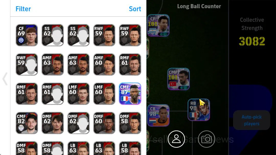 eFootball Accounts Mobile|Semih Kilicsoy PhenomFinish,JavierZanetti F image 3