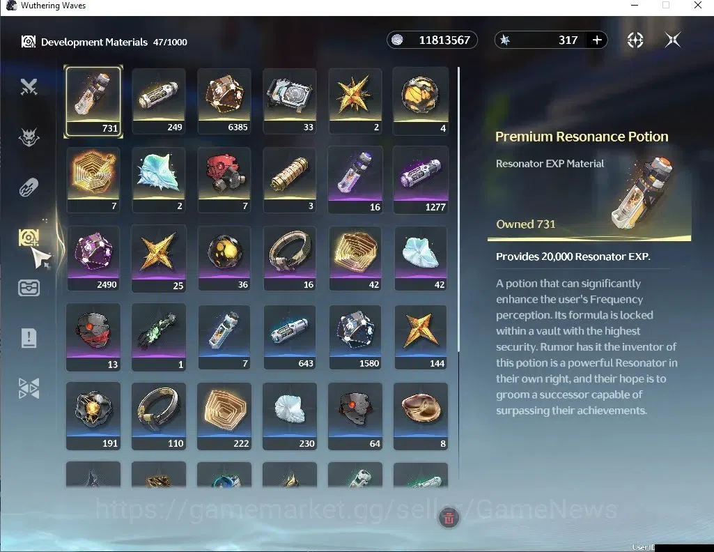 Wuthering Waves Accounts NA | UL 45 | 3 Limited | (Mornye RC1, Augusta)+Sig image 6