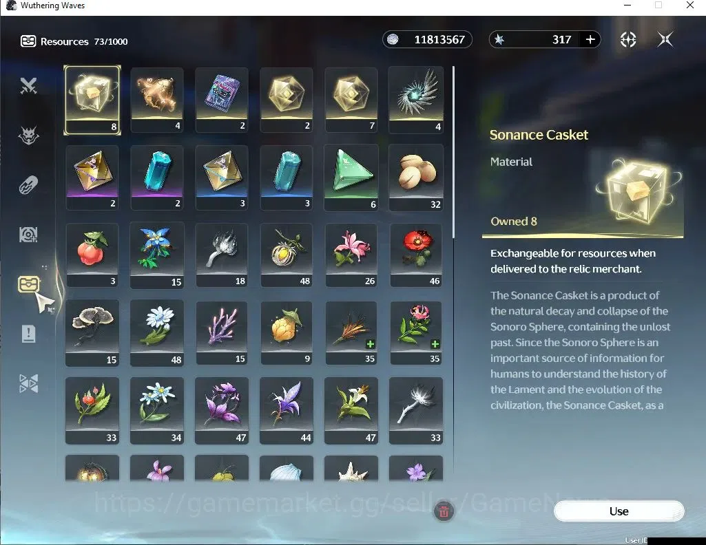 Wuthering Waves Accounts NA | UL 45 | 3 Limited | (Mornye RC1, Augusta)+Sig image 7