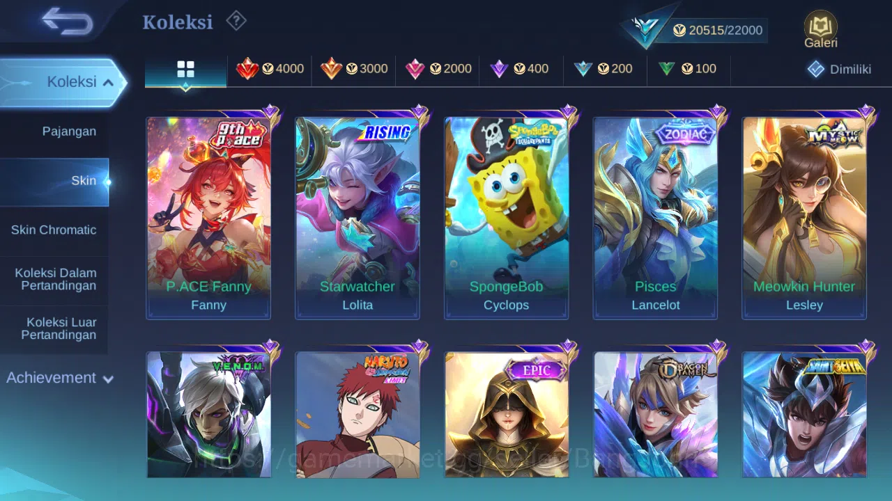 Mobile Legends: Bang Bang Accounts Hero 63 Skin 109 | Zodiac Lance | Stunt Brody | Li image 2