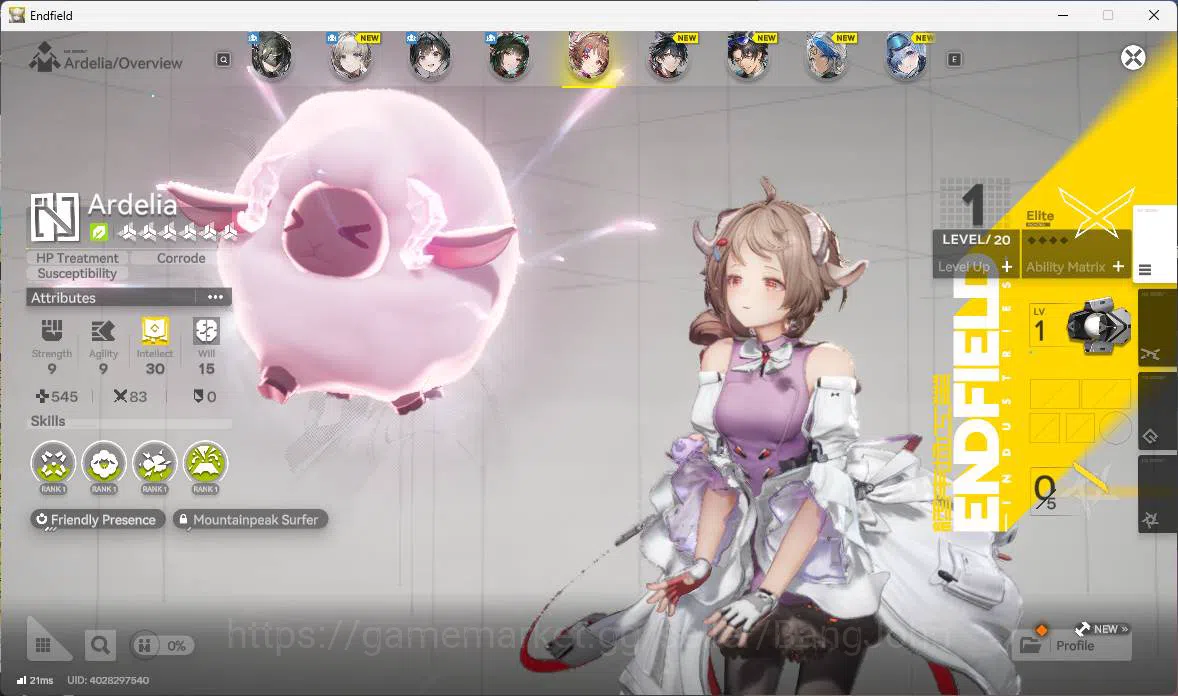 Arknights: Endfield Accounts ASIA | Starter Zhuang fangyi, Ardelia, Wp 6s 1. mo image 2