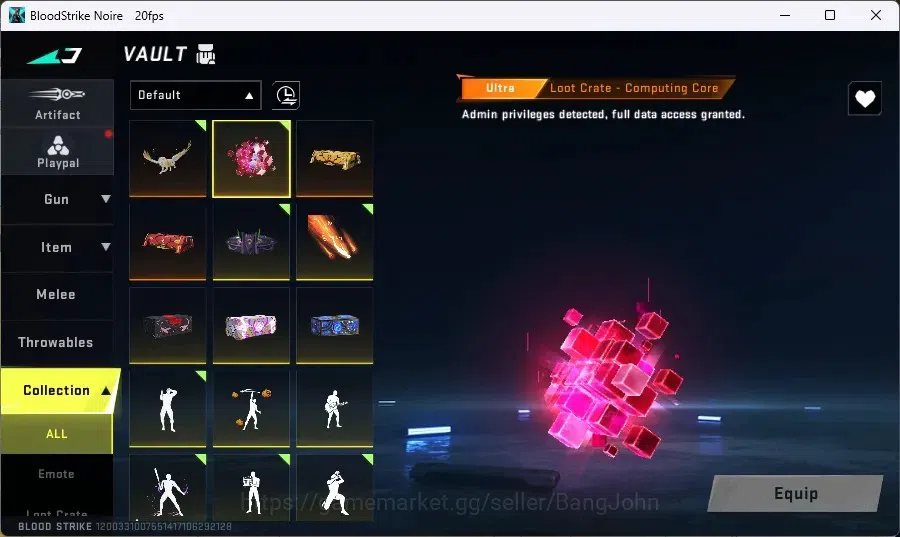 Blood Strike Accounts ASIA | 1 ETERNAL: ZERO-Odashadow | 2 EVA GUNS | 2  image 10
