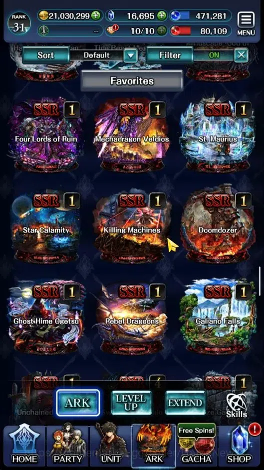 Last Cloudia Accounts GLOBAL|Rank 31|Collab [Bayonetta,Albedo,Guile,Yuri image 16