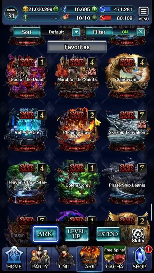 Last Cloudia Accounts GLOBAL|Rank 31|Collab [Bayonetta,Albedo,Guile,Yuri image 19