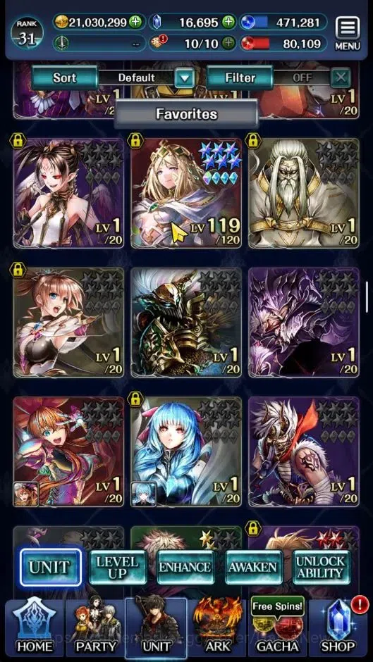 Last Cloudia Accounts GLOBAL|Rank 31|Collab [Bayonetta,Albedo,Guile,Yuri image 5