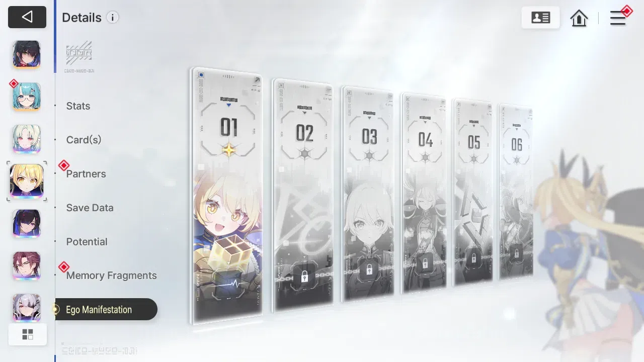 Chaos Zero Nightmare Accounts ASIA | Lvl 54 | 5 SSR | Heidemarie ME3 | Tiphera ME1 | Selector On | More Details Check SS 7